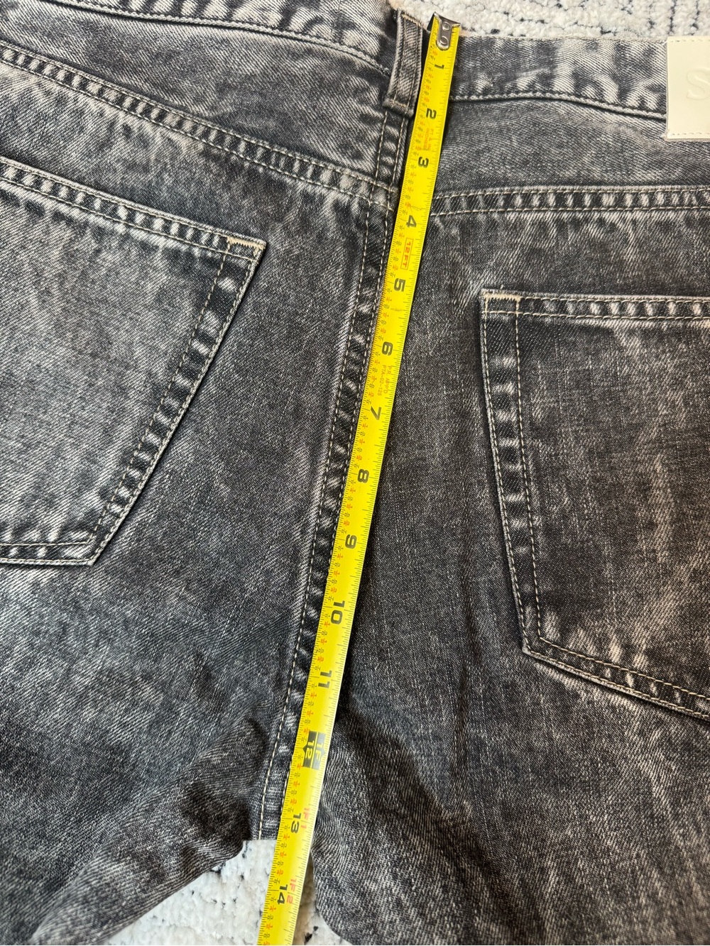 Séfr Straight-leg Jeans in a grey washed denim finish. Made in Italy 🇮🇹 - Picture 17 of 17